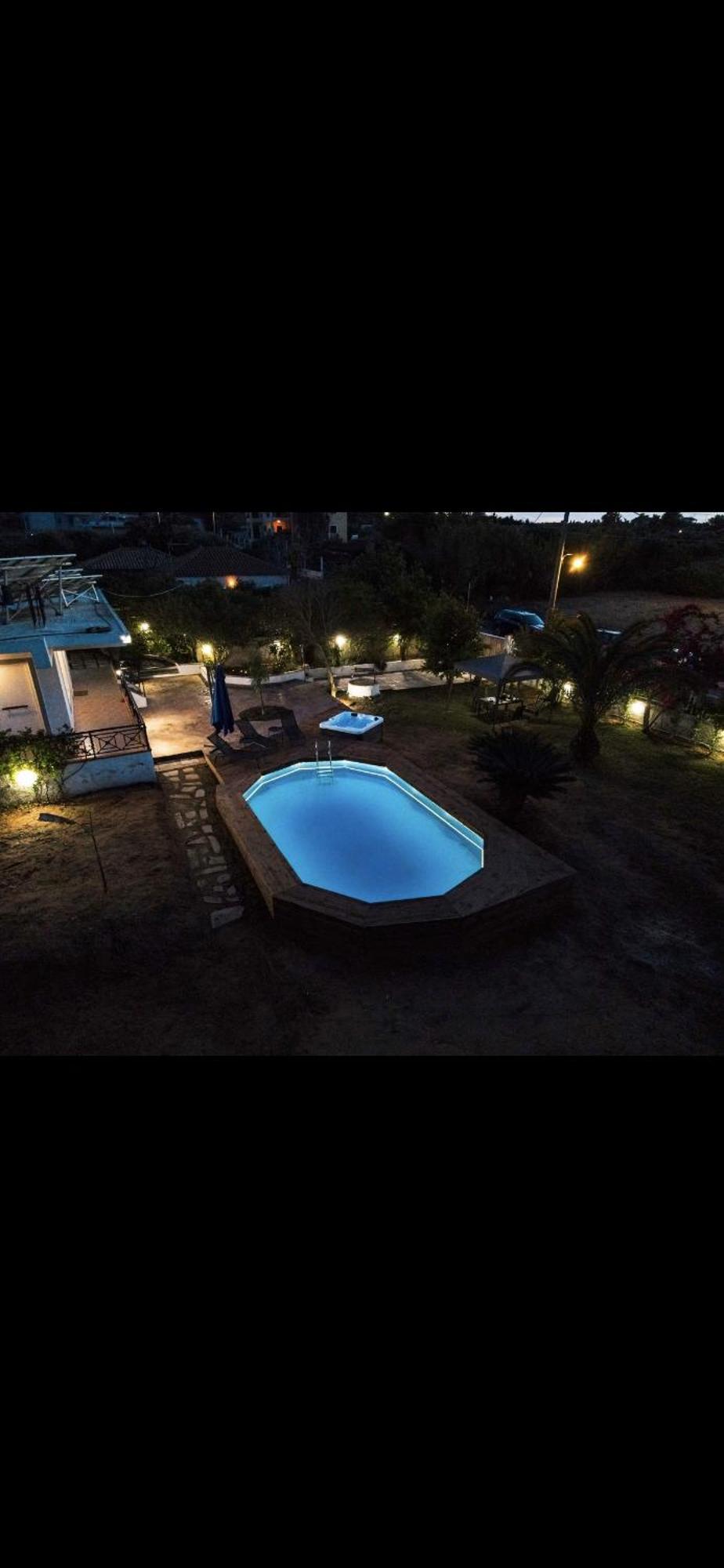 Villa Elena With Jacuzzi Kastro-Kyllini Exterior foto